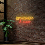 Scritte Led Personalizzate Buongiorno il Cazzo