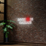 Scritte Led Personalizzate Divieto di Cazzate