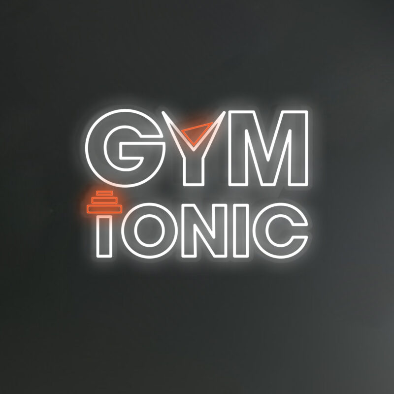 Scritte Led Personalizzate Gym Tonic