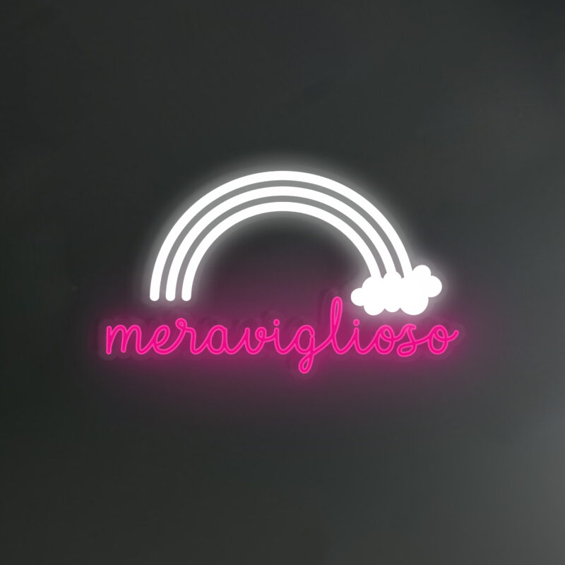 Scritte Led Personalizzate Meraviglioso