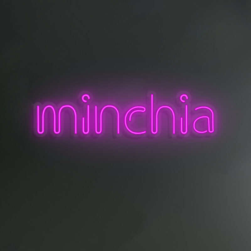 Scritte Led Personalizzate Minchia